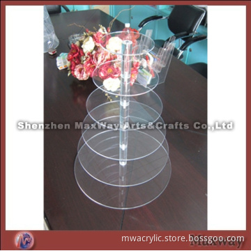 6 Tier Rod Dismountable Lucite Cupcake Stand
